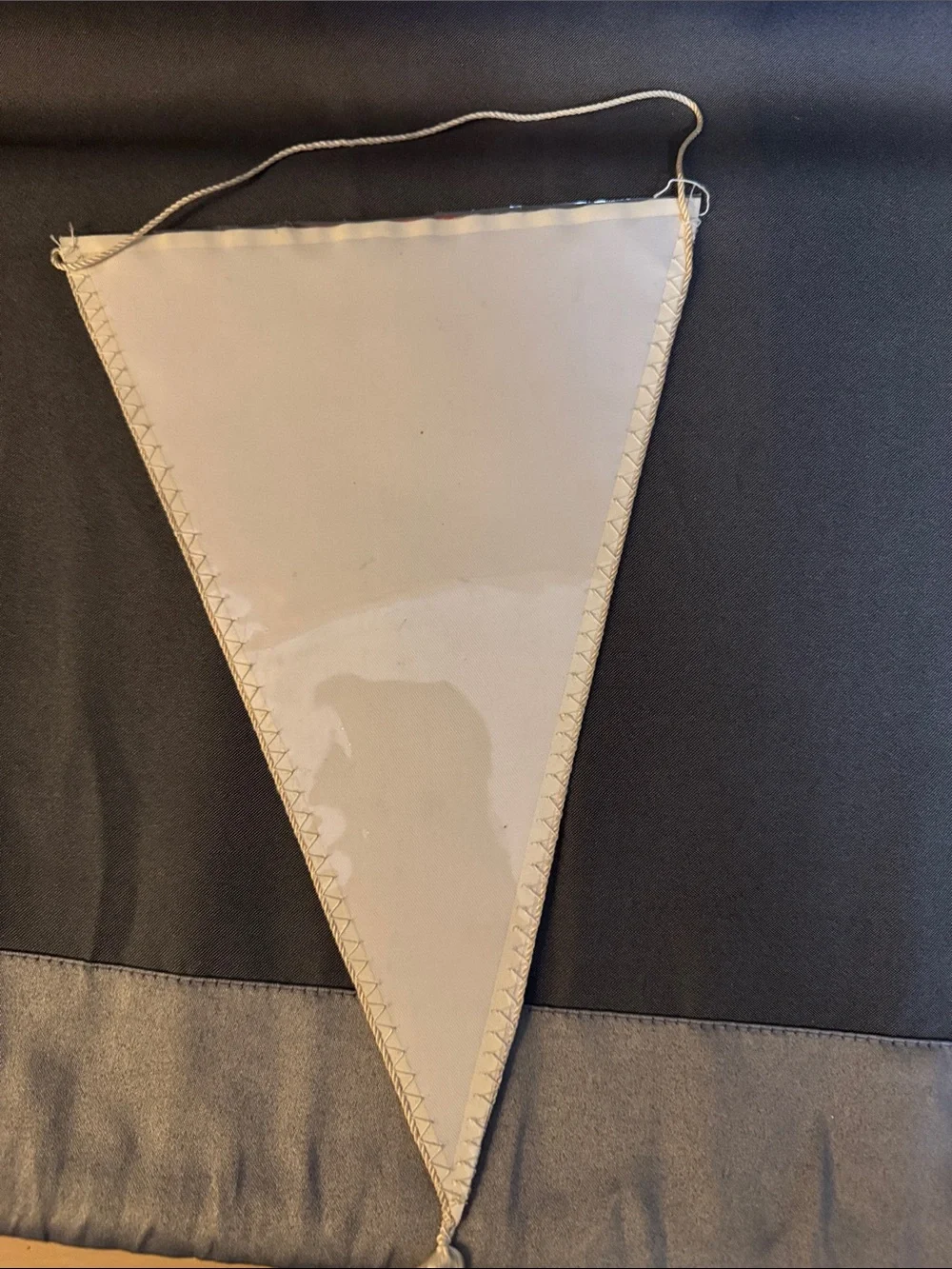 Source Unknown Red Triangular Sports Pennant with Soviet Emblem